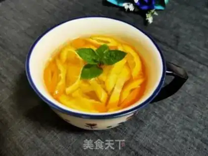 Make Ice cream orange mint step 3