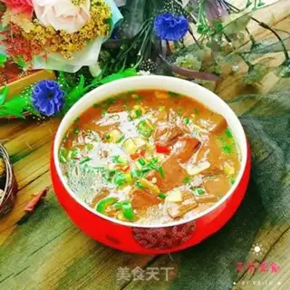 Make Red burning of swine blood step 9