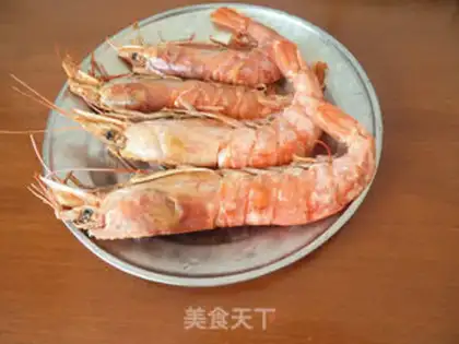 Make Garlic fans steam red shrimp step 0