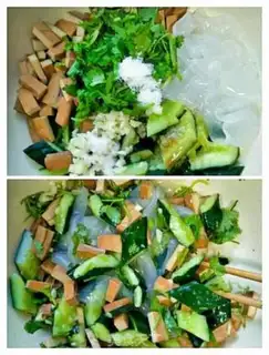 Make A halogenated cucumber step 3