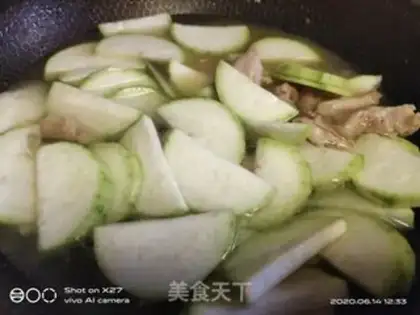 Make Meat flaming melon step 5