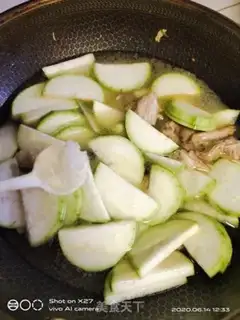 Make Meat flaming melon step 7
