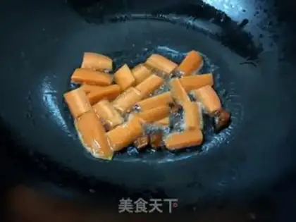 Make Garlic carrots and beans step 4