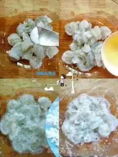 Make Shrimp tofu step 2