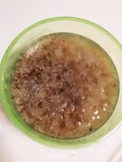 Make Peach glue silver spoon step 4