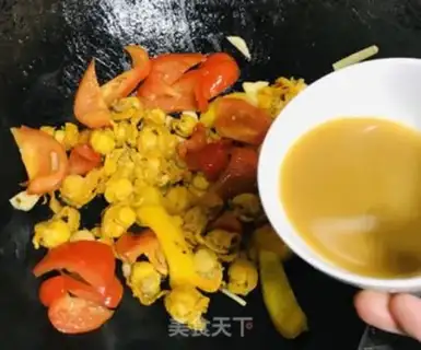 Make The peppers, the red meat step 9