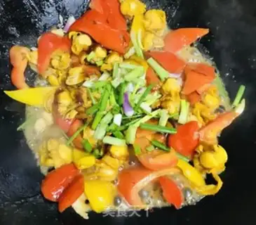 Make The peppers, the red meat step 10