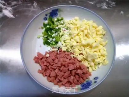 Make A ham cheese bread step 1