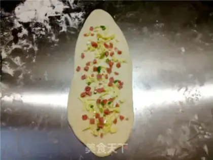 Make A ham cheese bread step 5