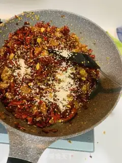 Make Spicy chicken step 13
