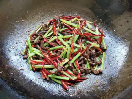 Make Dried beef silk step 6