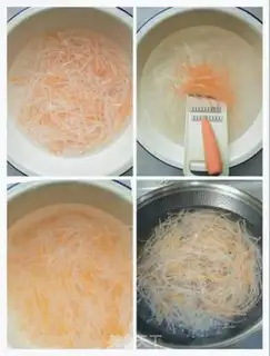 Make Cracker carrots with potatoes step 2