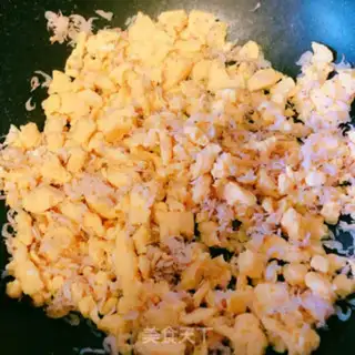 Make cucumber shrimp eggs bag step 3