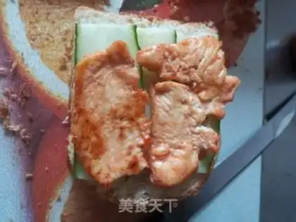 Make A chicken chest sandwich step 11