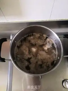 Make Pork ridge soup step 2