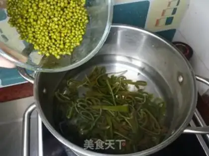 Make Green Bean Sea Sugar step 3