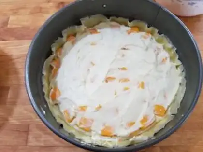 Make Mango lasagna cake step 16