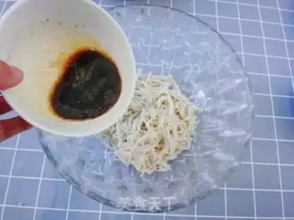 Make Mustard needle mushrooms step 4