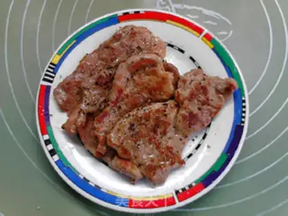 Make A soft frying pork chop step 12