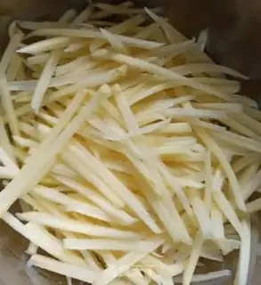 Make Potato omelet step 1