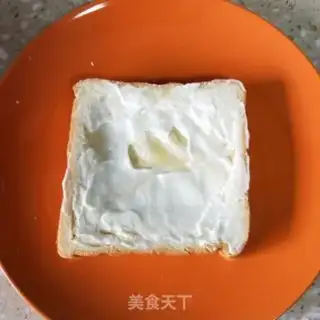 Make Caramel cheese sandwich step 3