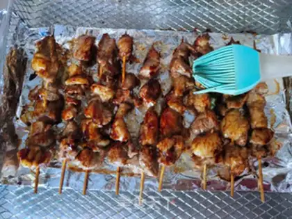 Make Air-fried lamb step 8