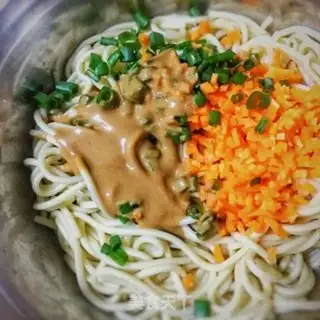 Make Hot dry noodles step 12