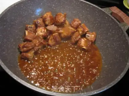 Make Mongol juice ribs step 7