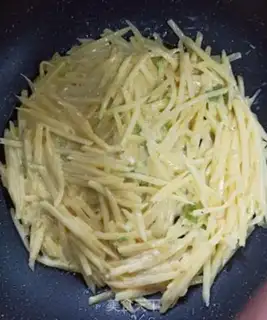 Make Potato omelet step 5
