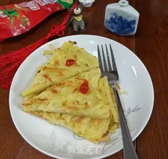 Make Potato omelet step 7