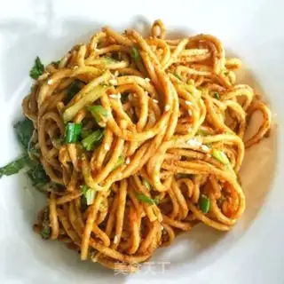 Make Hot dry noodles step 15