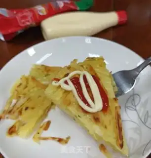 Make Potato omelet step 8