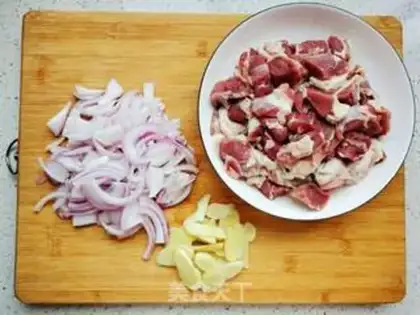 Make The lamb string step 1