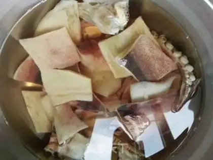 Make Squid chop soup step 1