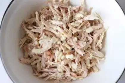 Make Cheese chicken bag step 7