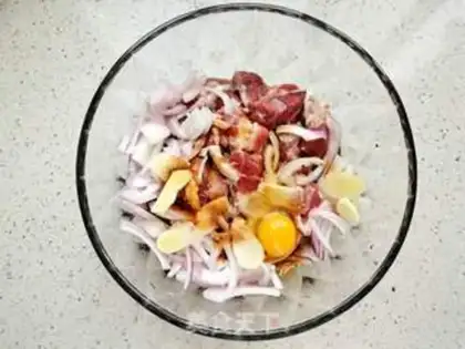 Make The lamb string step 6