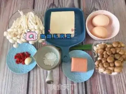 Make Tofu soup step 0
