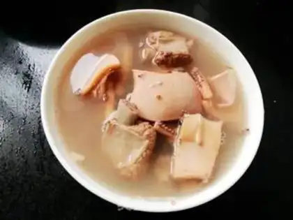 Make Squid chop soup step 8