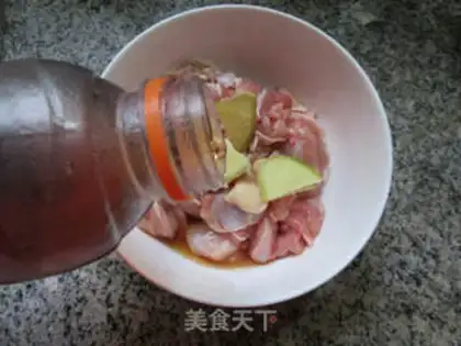 Make Chicken leg and rice step 4