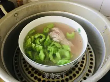Make Scrambled cucumber bones step 3