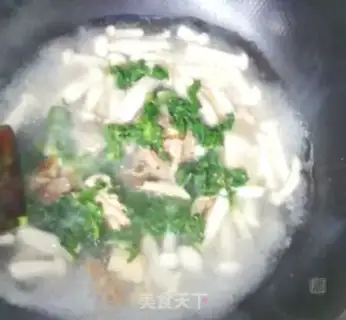 Make Porridge mushroom soup step 5