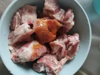 Make Bean evaporated ribs step 2