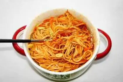 Make Mix noodles step 7