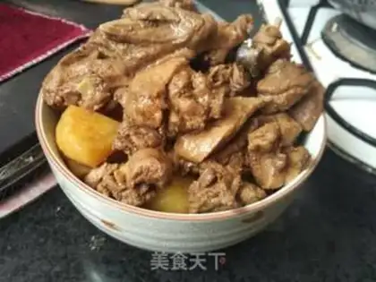 Make Potato red duck legs step 3