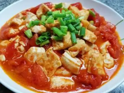 Make Tomato fried tofu step 9