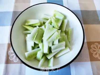 Make Sour melons step 1