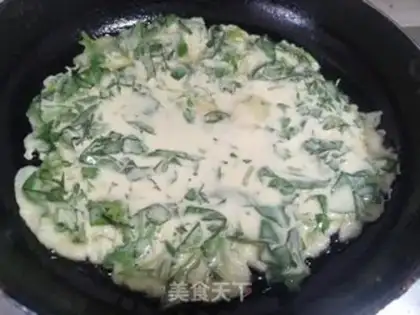 Make Mustard pancakes step 4