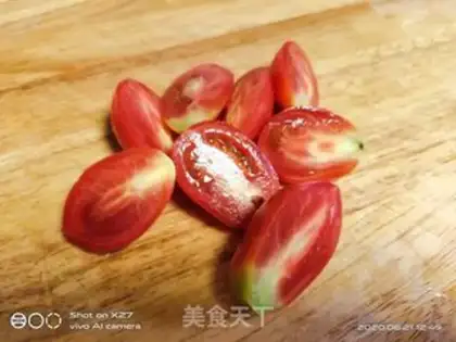 Make Holy fruit egg and bean bean salad step 0