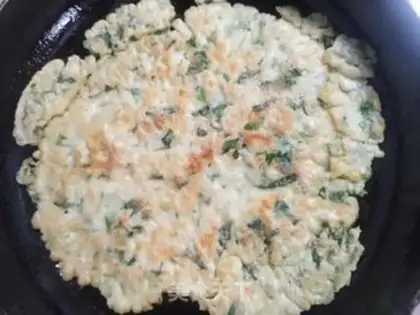 Make Mustard pancakes step 5
