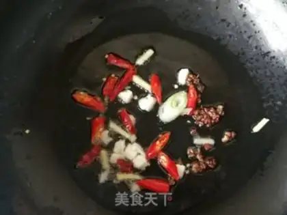 Make Dutch beans fried mushrooms step 4